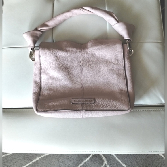 Blush Pink Pebbled Leather Bag by Vince Camuto - Picture 1 of 10